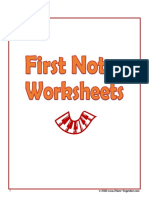 First Notes Worksheets