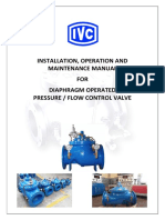 Diaphragm Operated Pressure Flow Control Valve Om