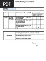 SPED Non-Graded Weekly Learning Plan | PDF | Singing | Learning