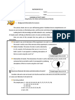 G10LAS - Q3 - Week 6 - Illustrates Events, and Union and Intersection of Events PDF