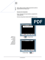 Weld control programming and setup parameters