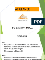 PT DANAPATI MULIA VISI MISI PROYEK