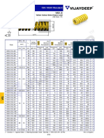 Rectangular Wire Die Springs ISO-10243 Standard: Yellow Colour Extra Heavy Load