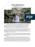 Gintalangan Falls: by Stephen O. Calixton