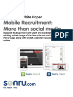 Mobile Recruitment: More Than Social Media