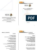 Manual de Calibración y Mantenimiento de Esfigmomanómetro