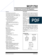 250 Ma Low Quiescent Current LDO Regulator: Features Description