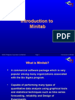 Introduction To Minitab