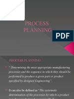 Process Planning Optimization