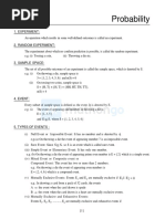 Probability: 1. Experiment