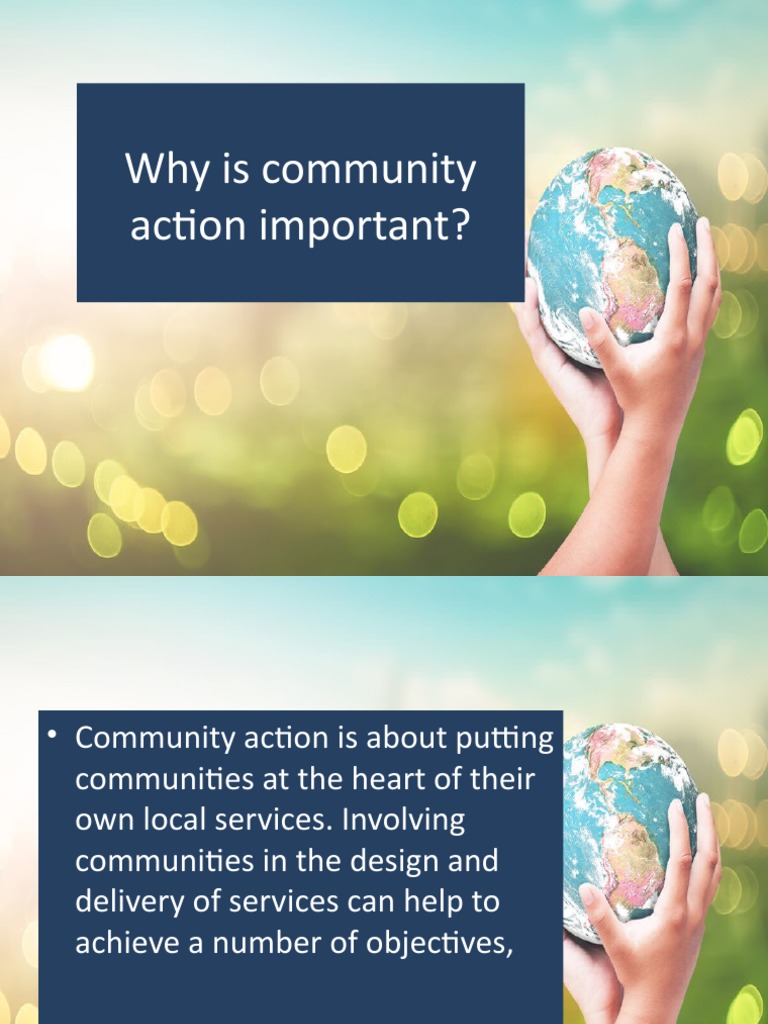 Importance of Community Action | PDF