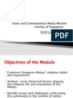 Islam and Contemporary Malay/Muslim Society of Singapore