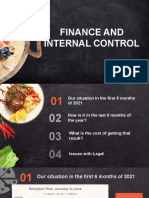 Finance and Internal Control