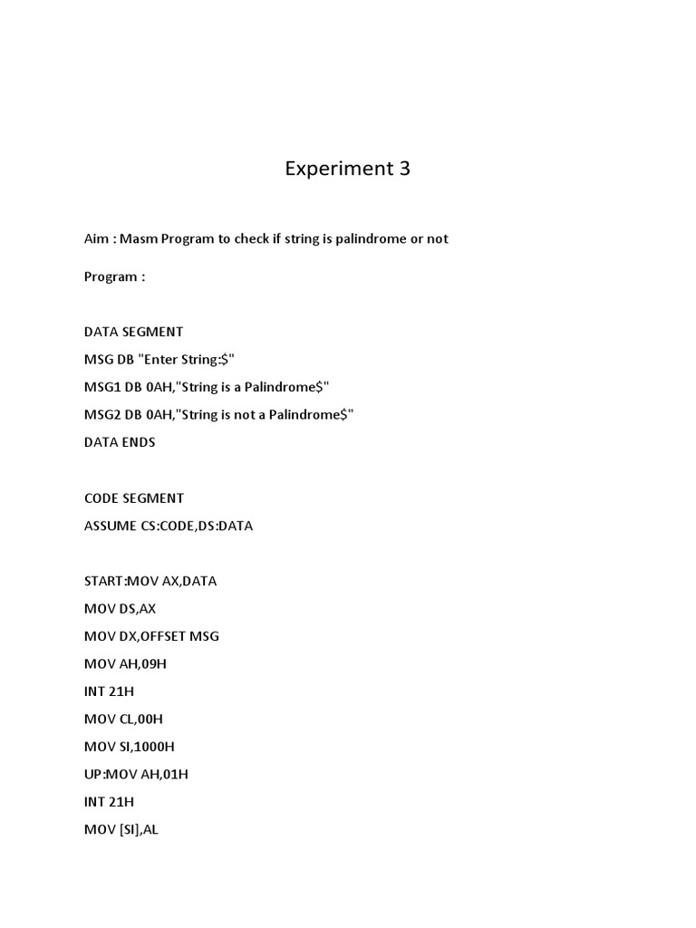 Experiment 3 | PDF | Computers