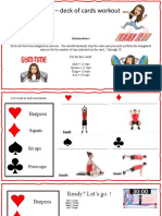 PE - Deck of Cards Workout: Instructions