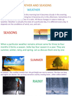 Weather and Seasons Lesson