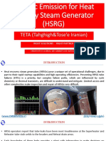 Acoustic Emission For Heat Recovery Steam Generator (HSRG) : TETA (Tahghigh&Tose'e Iranian)