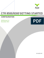CTR 8500-8300 Getting Started Config 3.4 Dec2016 260-668254-001