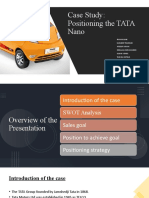 Case Study on Positioning Strategies for Tata Nano