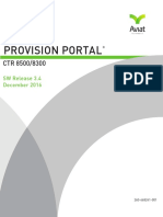 CTR 8500-8300 ProVision Portal 3.4 Dec2016 260-668241-001