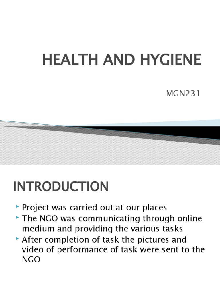 Health and Hygiene | PDF