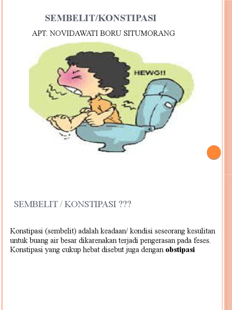 Sembelit Atau Konstipasi Pdf