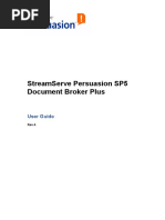 StreamServe Persuasion SP5 Document Broker Plus