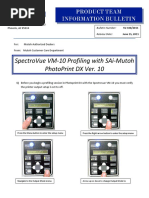 Mutoh PhotoPrintDX10 SpectoVue Profiling