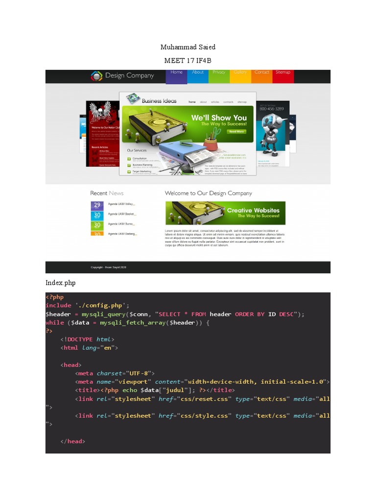 Web Development Template Guide | PDF | Software Development | Hypertext