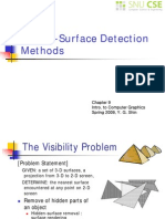 Computer GraphicsVisible-Surface Detection Methods