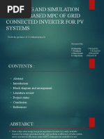 Modelling and Simulation of MPPT Control of Grid Connected Inverter For PV System