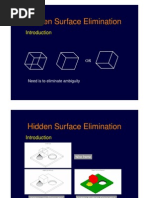 Computer Graphics - Hidden Surface Elimination