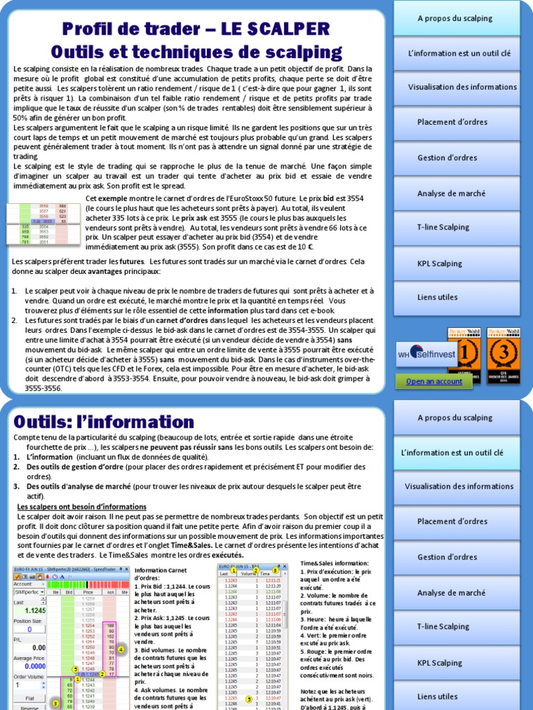 Techniques et outils du scalping trading | PDF