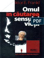 Victor Frankl. Omul in Căutarea Sensului Vietii