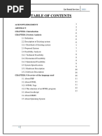 Acknowledgement CHAPTER-1 Introduction CHAPTER-2 System Analysis 2.1 Definition