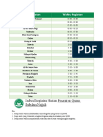 Jadwal Kegiatan