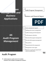 4 Audit Program Management and Business Applications
