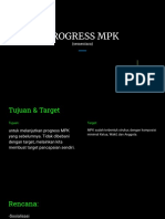 PROGRESS MPK (Sementara)