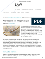 Arbitragem em Moçambique • Aceris Law LLC