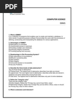 Database Management - Dbms Question Bank