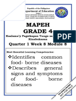 Identifies Common Food-Borne Diseases Describes General Signs and Symptoms of Food - Borne Diseases