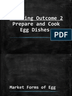 Learning Outcome 2 Prepare and Cook Egg Dishes