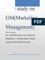 Case Study On GM. (Jabed)