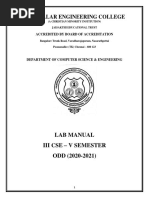 III CSE Lab Manual-Ooad