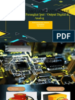 Programmable Logic Controller: Perangkat - Perangkat Iput / Output Digital & Analog