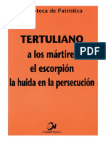 TERTULIANO - A Los Martires - El Escorpion - La Huida en La Persecucion