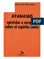 ATANASIO - Epistolas A Serapion Sobre El Espiritu Santo