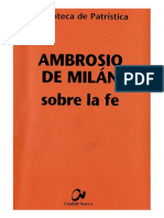 77. Ambrosio de Milan - Sobre La Fe