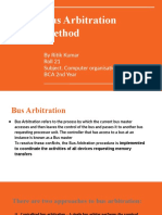 Bus Arbitration Method: by Ritik Kumar Roll 21 Subject. Computer Organisation BCA 2nd Year