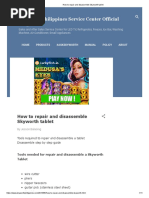 How To Repair and Disassemble Skyworth Tablet